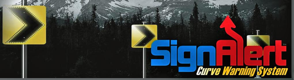 Sign Alert Curve Warning System